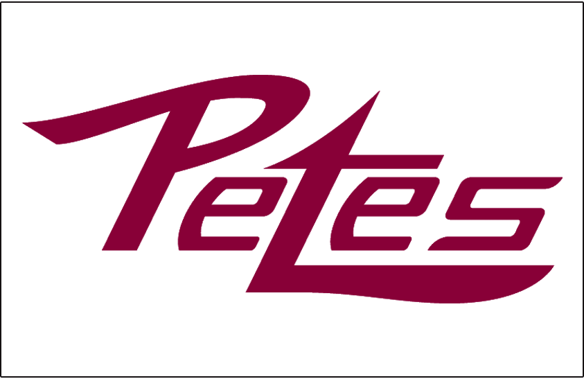 Peterborough Petes 1989-2000 Jersey Logo iron on heat transfer